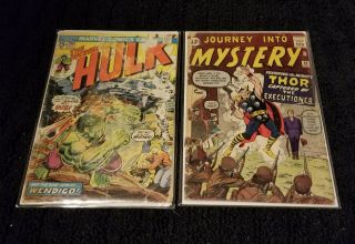 Incredible Hulk 180 And Journey Into Mystery 84 First Wolverine And Jane Foster
