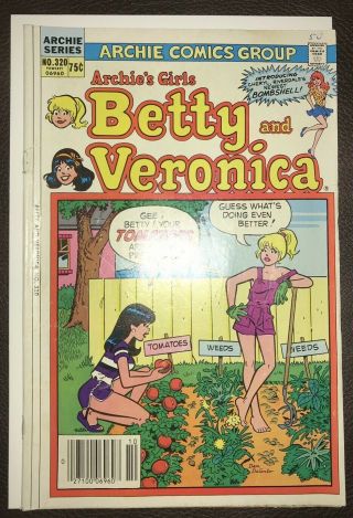 Archie Comics Betty And Veronica 320,  1st Cheryl Blossom 1982 Comics