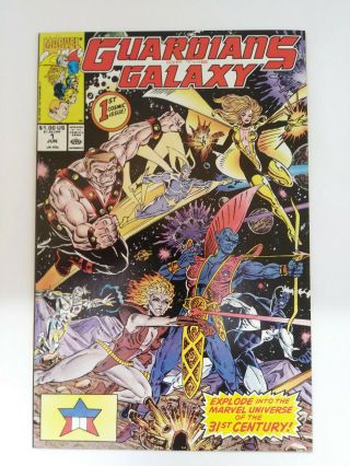 Guardians Of The Galaxy 1,  1990,  Marvel,  Jim Valentino,  1st Taserface Nm,  9.  6