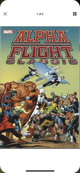 Alpha Flight Classic Volume 1 Oop John Byrne