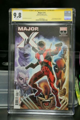 Marvel Comics Major X 1 Cgc 9.  8 Signature Series Signed Rob Liefeld First Print