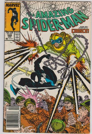 The Spider - Man 299 (1988,  Marvel) Newsstand Venom
