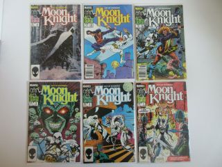 1985 Moon Knight Fist Of Khonshu 1 - 6 Vf