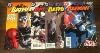 Batman - - 635 636 637 638 - - Jason Todd As Red Hood - - Full Story - - Set Of 4
