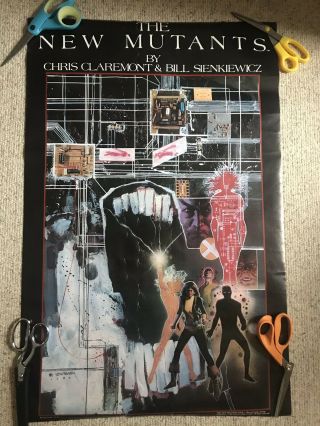 Vintage 1984 The Mutants Poster