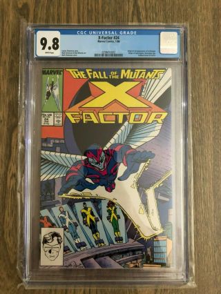 X - Factor 24 (1st Archangel) Cgc 9.  8 Nm/mt White Pages,