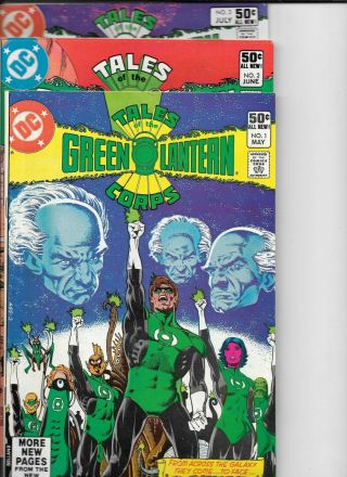 Tales Of The Green Lantern Corps 1 Through 3 (, Dup 2) 1981 Dc Limited Series