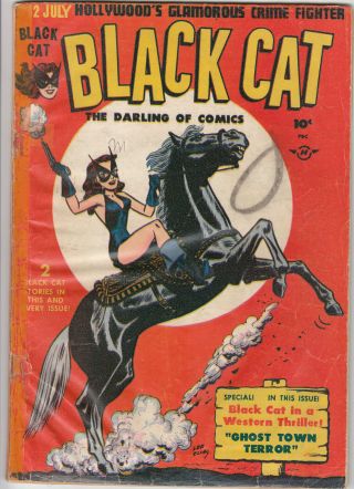Black Cat - Crime Fighter - July 1948 No.  12