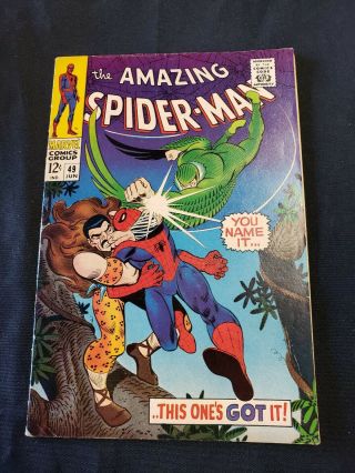 The Spider - Man 49 (jun 1967,  Marvel) (item 062)