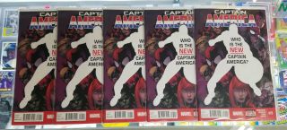 Captain America 25 1st Sam Wilson Falcon As Cap Avengers Endgame X5 2014 Hot