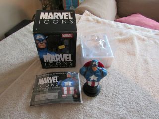 Captain America Diamond Select Icons Mini Bust Statue Marvel 524/5000 Nib