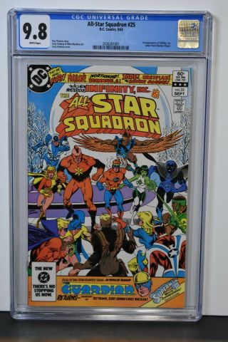 All - Star Squadron 25 (1983) Cgc Graded 9.  8 1st Appearance Of Infinity,  Inc.