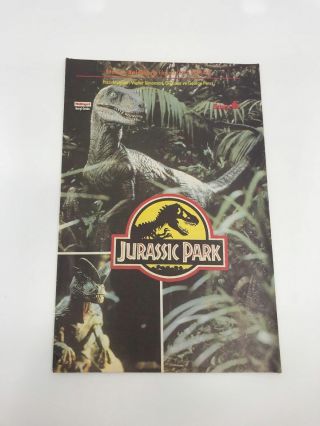 Jurassic Park 6 - Foreign Comic Book - 1990s - Ultra Rare - Dinosaur - 5.  5 Fn -