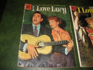 The Lucy Show 3,  I Love Lucy 7 & 9 Dell & Gold Key Comic Books Lucille Ball 2