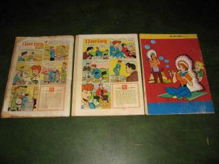 The Lucy Show 3,  I Love Lucy 7 & 9 Dell & Gold Key Comic Books Lucille Ball 5