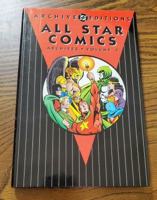 Dc Archive Editions,  All Star Comics Archives,  Vol 4.  Hardcover,