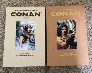 Conan The Barbarian Marvel Comics The Barry Windsor - Smith Archives Vol 1 & 2 Hc