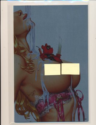Dead Pooh: Do You Pooh? 1 (2015) Nude Silver Metal Foil Variant Cover Nm -
