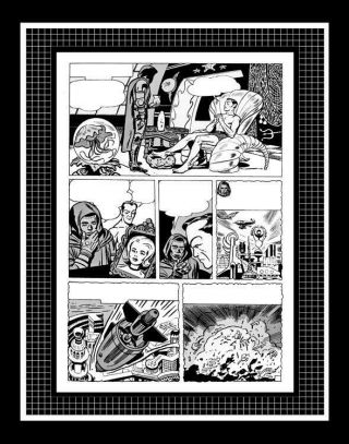 Jack Kirby Fantastic Four 6 Rare Production Art Pg 8 Monotone