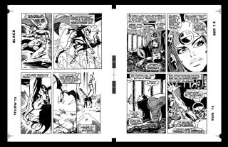 Barry Smith Conan The Barbarian 1 Pg 13 And Pg 14 Rare Large Production Art