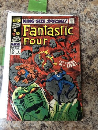 Fantastic Four Annual 6 1968,  1st App Annihilus And Franklin Richards Hot Key