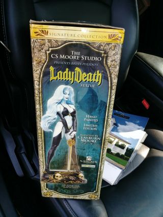Lady Death statue 1 of 1200 sculpted by Clayburn Moore FSIB Signature Collectio 7
