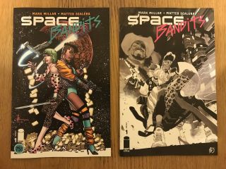 Space Bandits 1 Chaykin Legends Cover C (only 3000) & Cover B (black&white)