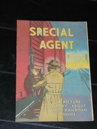 Special Agent Railroad Police Comic - Association America Railroads 1959