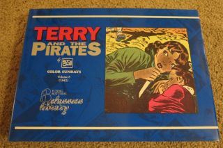 Terry And The Pirates Color Sundays Volume 8 1942 Caniff Hc Very Rare Oop