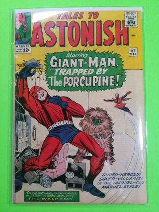 1964 Marvel Comics Tales To Astonish 53 Silver Age Comic Jack Kirby Steve Ditko