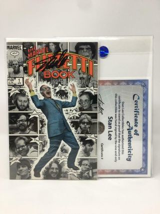 Fumetti 1 Book Signed By Stan Lee Excelsior Hologram Ggc