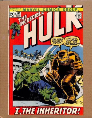 Incredible Hulk 149 - Near 9.  2 Nm - Avengers Marvel Comics