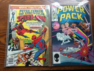 9 1 Marvel Comics Peter Parker,  Human Fly,  Power Pack,  Name Namor,  Nm