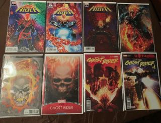 Ghost Rider Set Of 8 Cosmic Spirits Of Vengeance Johnny Blaze Variants