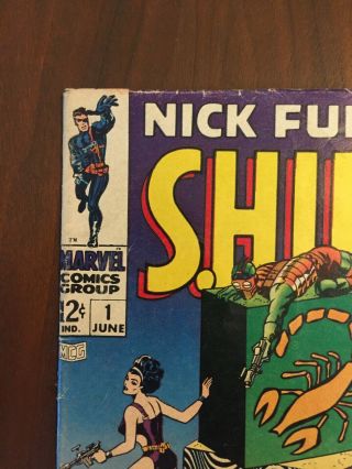 Nick Fury,  Agent of SHIELD 1 Jim Steranko Marvel Comics 1968 2