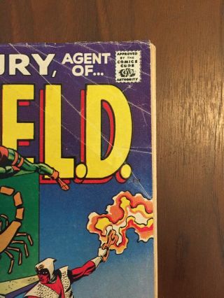 Nick Fury,  Agent of SHIELD 1 Jim Steranko Marvel Comics 1968 3