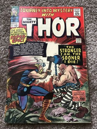 Journey Into Mystery 114 (mar 1965,  Marvel) First Absorbing Man