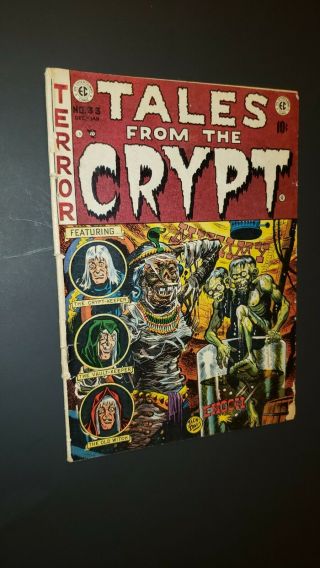Tales From The Crypt 33 Vintage Ec Comic Origin Of Crypt Keeper 1952 Low Grade