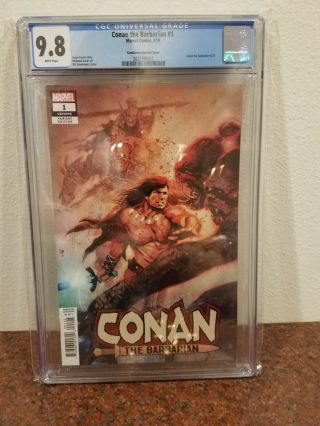 2019 Conan The Barbarian 1 1:200 Bill Sienkiewicz Incentive Variant Cgc 9.  8