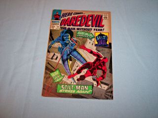 Daredevil 26 Marvel Comics Vol 1 No 26 Mar 1967 Masked Marauder Unmasked Fn 6.  0