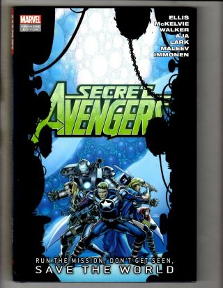 Secret Avengers Seen Save The World Marvel Comics Hardcover Graphic Novel J335