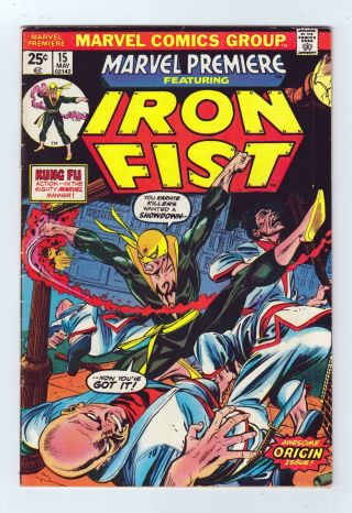 Marvel Premiere 15 First Appearance Of Iron Fist – Art By Gil Kane