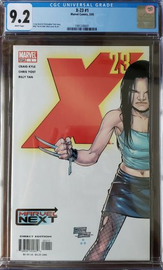 X - 23 1,  Cgc 9.  2,  Wp,  (mar 2005,  Marvel)