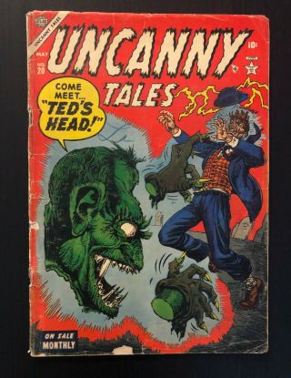 Uncanny Tales 20 (1953) Pch Crazy Q.  Cover