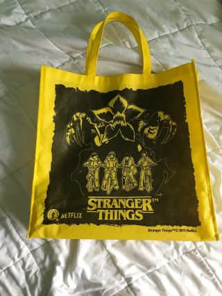 Sdcc 2019 Exclusive Stranger Things Tote Bag Swag Dark Horse Comics