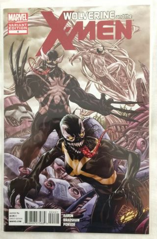 Wolverine And The X - Men 2012 4 1:50 Venom Variant Comic Book Incentive