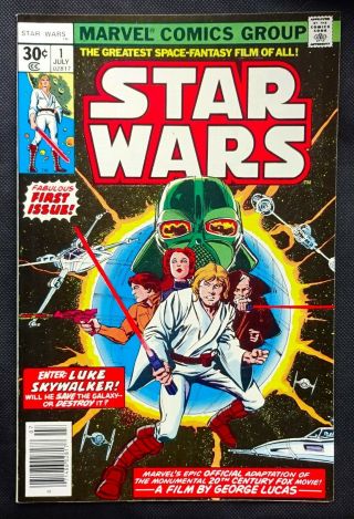 Star - Wars 1 1st Print Very Nm,  9.  4 9.  6 Key Book