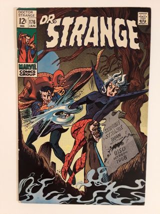 Doctor Strange 176 (fn,  6.  5) 1969 Gene Colan Art; Clea Cover & Appearance