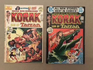 Korak Son Of Tarzan 46 - 59 Tarzan Family 60 - 66 Complete Set Dc Comics Erb