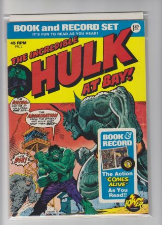 Incredible Hulk Book And Record Set 1